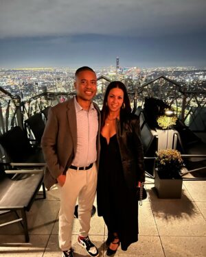 Adrienne Cheatham Instagram - Whoever said fine dining is dead hasn’t been out recently. At least they haven’t been to @saga_nyc 

Don’t get me wrong, I’m not always in the mood for a long dinner in a stuffy setting but Saga has upended that. My husband can wear his J’s and not get harassed or get dirty looks, and the music is what I would be listening to at home…hip hop, R&B, rock. It’s definitely fancy, but not stuffy and definitely fun. And more importantly THE FOOD is delicious and the execution is unbelievable! One of the best meals/dining experiences I’ve had in a minute. Thank you @chefjameskent and the amazing team for the warm hospitality and great night! 🤘🏽🔥🥂

#nyc #nycnights #datenight #finedining #fundining #theviewfromhere #thesagacontinues