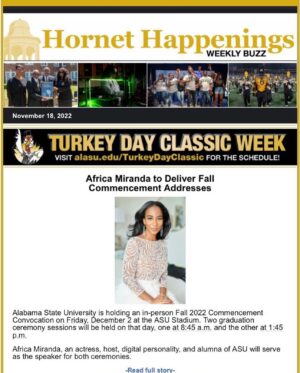 Africa Miranda Instagram - My journey has been unconventional but absolutely fulfilling. Truly honored to give the Fall Commencement address to my fellow Hornets on December 2nd! Thank you @official_alabamastate 🙏🏾

#MyASU HBCU pride runs DEEP 🖤💛 

——————
📷: @d_whyte 
👗: @hannahbijoux