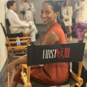 Africa Miranda Instagram - First Kill premieres on Netflix today! 

Had a fabulous time on set w/ these guys and had another CV connection - @diana_love_xo 🇨🇻