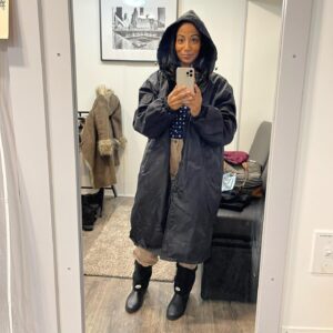 Africa Miranda Instagram - what happens to a dream deferred? 

my trailer selfie series 😆

sometimes in life you get to pick up things you thought you put down for good. on set for my 3rd project in the past 10 months. i’ve been quiet but life is good ✨🤍

xo