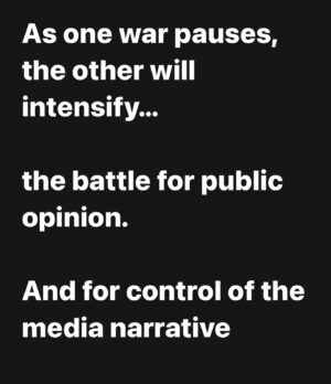 Afua Hirsch Instagram - Now that there is a ceasefire in this war, the other war will intensify – the one for control of the narrative

Over the last few weeks we have seen the attempt to maninuplate the telling of this story in so many ways

The dehumanisation of Palestinians – in language which brings to mind Fanon: 

“the terms the settler uses when he mentions the native are zoological terms. He speaks of the yellow man’s reptilian motions, of the stink of the native quarter, of breeding swarms, of foulness, of spawn, of gesticulations… Those hordes of vital statistics, those hysterical masses, those faces bereft of all humanity, those distended bodies which are like nothing on earth”

The killing of journalists. This alone. 

The prevention of reporters from entering Gaza, making it impossible for reporters to offer the same humanity and pathos they rightly gave Israeli victims of Hamas. Nonprofit Reporters Without Borders has accused Israel of "suffocating journalism in Gaza". We have relied on so many heartbreaking and brave citizen journalists, whose work has made it impossible to turn away

High profile entertainment figures cancelled or dropped, including Melissa Barrera, Susan Sarandon, and Maha Dakhil 

The censorship of statements of solidarity with Palestine, from high profile entertainment platforms 

A small line in a @politico story is one of the most important things I have read: 

The Biden administration is “concerned” that an “unitended consequence” of the ceasefire will be allowing journalists to report on what’s *actually* happened in Gaza. 
In the knowledge that this could jeopardise what public support remains for the devastation it has wrought 

The tragedies of the last weeks have brought out the humanity in so many observers and consumers of news, transcending immense pressure and the risk of censure to seek the truth. Time to pay attention more than ever 

#storytelling
#media
#censorship
#journalism
#tellthetruth
