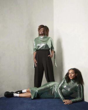 Afua Hirsch Instagram - A love letter to my mother @maryowusuhirsch 

Conceived, styled and shot by @edelinelee 

I think this was such a beautiful idea, the #EdelineLee fall/winter collection inspired by the love between mothers and daughters 
We both have the privilege of each being both a mother and a daughter and I feel like there is a lot going on here 🤩
Very honoured to be included 
Beyond grateful for my inheritance ✨

#londonfashionweek 
#lfw 
#fw24 
#motherhood 
#daughterhood 

Wearing: @edelinelee 
📷 @mattheweades 
👩🏽‍🦱 @danielalexanderhair 
💄 @paula_hmu 
💅🏾 @nailsbysammymac 
https://www.vogue.com/fashion-shows/fall-2024-ready-to-wear/edeline-lee/slideshow/collection