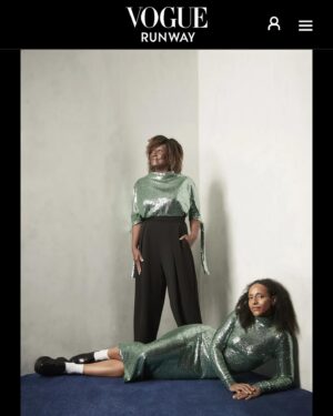 Afua Hirsch Instagram - A love letter to my mother @maryowusuhirsch 

Conceived, styled and shot by @edelinelee 

I think this was such a beautiful idea, the #EdelineLee fall/winter collection inspired by the love between mothers and daughters 
We both have the privilege of each being both a mother and a daughter and I feel like there is a lot going on here 🤩
Very honoured to be included 
Beyond grateful for my inheritance ✨

#londonfashionweek 
#lfw 
#fw24 
#motherhood 
#daughterhood 

Wearing: @edelinelee 
📷 @mattheweades 
👩🏽‍🦱 @danielalexanderhair 
💄 @paula_hmu 
💅🏾 @nailsbysammymac 
https://www.vogue.com/fashion-shows/fall-2024-ready-to-wear/edeline-lee/slideshow/collection