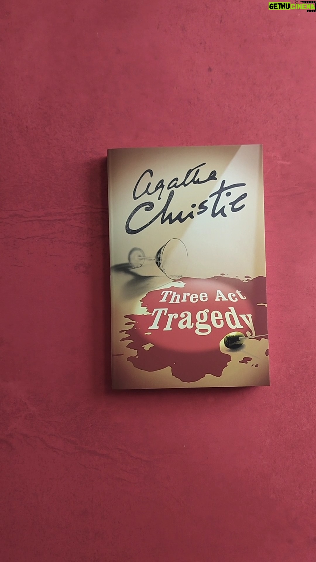 Agatha Christie Instagram - 🍸 A deadly cocktail with no trace of poison ☠️ a murder with no motive = 🤔 a puzzling case for Monsieur Hercule Poirot. Have you read this story? #AgathaChristie #HerculePoirot #ThreeActTragedy #MurderMystery