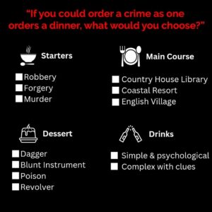 Agatha Christie Instagram - Poirot and Hastings have very different answers to this question in The ABC Murders. What would you choose if you were a detective working a case? #AgathaChristie #TheABCMurders #HerculePoirot #CaptainHastings #BookishBingo