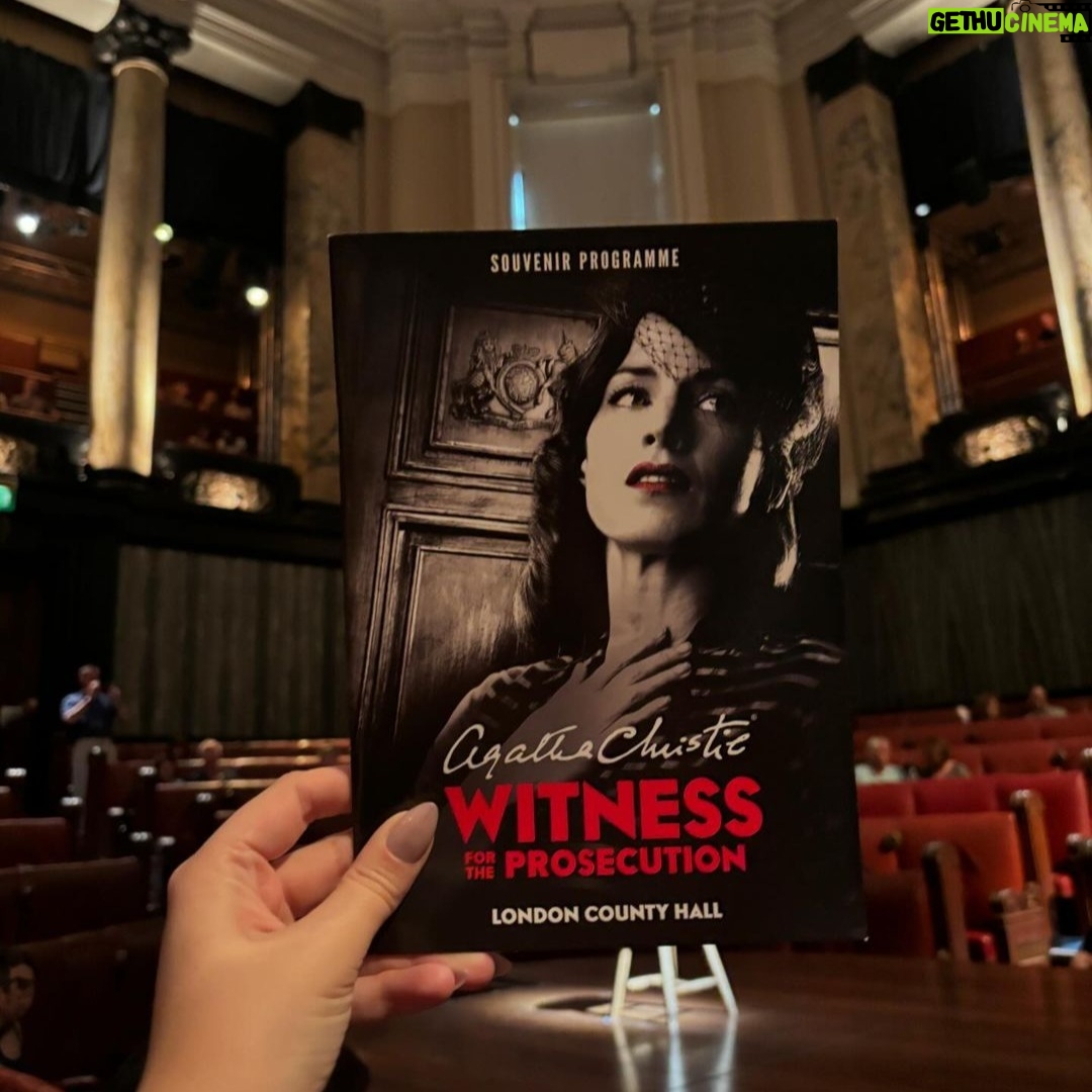 Agatha Christie Instagram - 🤩 "Had a brilliant time watching Agatha Christie’s Witness For The Prosecution in London, you get to sit in the court and it’s a really immersive experience and so brilliant!" - @bookswithruby #Regram #AgathaChristie #WitnessForTheProsecution #SeeYouInCourt #LondonCountyHall #UKTheatre