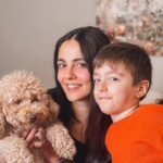 Aggeliki Daliani Instagram - Λοβ…!!!! •••••••••••••••••••••••••••••••••••••••••••••••• #myson #nikitas #doglover #poodle #stathis_thepoodle