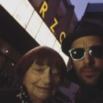 Agnès Varda Instagram - In London opening of @FacesPlacesfilm with @JR #BFF