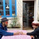 Agnès Varda Instagram - Devinette : 2 points et un troisième ... @JR
