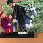 Agnès Varda Instagram - JR et moi on a reçu ces figurines ... 😊 on voudrait bien dire merci ! Mais à qui ? Il n’y avait aucun indice ...