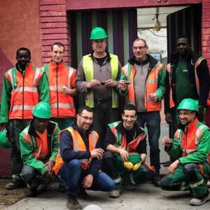 Agnès Varda Instagram - Grand chantier #rueDaguerre / La belle équipe :)
#Urbanisme #Paris