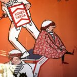 Agnès Varda Instagram - Affiche des grandes Joutes Sétoises de 2017. Invitée d’honneur Agnès Varda. Mon ami Christophe Vallaux a dessiné cette affiche ❤️