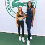 Agustina Cordova Instagram - Todavía no supero todo lo que vivimos en #LAClubLacoste La última foto, es con @venuswilliams después de darnos una clase de tenis. (re tranca todo) Les deje un destacado en stories porque no podría resumir toda esta locura. 🤍🐊 Special Thanks @soyvickykru @lacoste