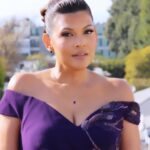 Aida Rodríguez Instagram - Emmys. 💫 Makeup: @bryanmendez Hair: @anthonypazos Dress: @pamellaroland Shoes: @ingiliz_official via @regardstylehouse Jewelry: @sunseekerjewelry Nails: @nailartfairy Thank you: @kevcouture Last slide is definitely my fave! 😁