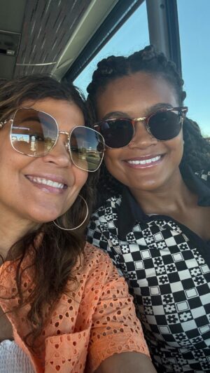 Aida Rodríguez Instagram - A-Chella! Some sunsets ago, my best friend and I took a trip out to the desert. We danced, planted our feet on the ground, touched the sky and felt music in our bones. Good times.