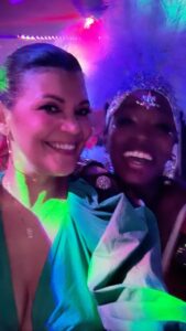 Aida Rodríguez Instagram - Celebrated one of LA’s finest last night @estelledarlings She brought us together and took us back. Happy Birthday @estelledarlings you are light and take it everywhere you go! I am blessed to know you. Thank you for always being the reminder of the upside. Wishing you all of the desires of your heart. I so appreciate the “Jump Up”, there was nothing but joy in the building and YOU did that. Love you. Caribbean Queens!