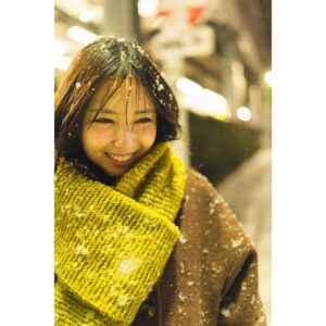 Aika Sawaguchi Instagram - もう立派なインスタグラマーなので、雪と写真を撮るなんてちょちょいのちょいなんですわ寒