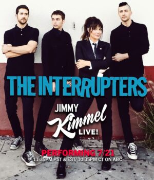 Aimee Interrupter Instagram - PLAYING ON @JIMMYKIMMELLIVE TONIGHT!! 😅🎉🎶💕