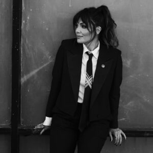 Aimee Interrupter Instagram - Got all dressed up to let everyone know that The Interrupters “Live In Tokyo!” is out today! 🕴💖💕 
📸: @jimmyfontaine1