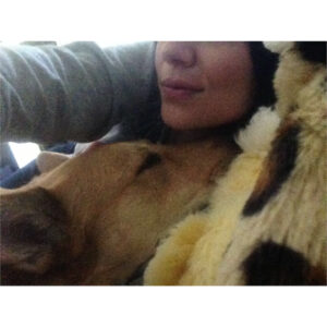 Aimee Interrupter Instagram - Just had the most heartbreakingly difficult week of my entire life. I had to say goodbye to the best friend and greatest love I have ever known, my sweet Daisy. Everyone who knows me knows how inseparable we were and how much we have gone through together. She came into my life when she was 3 months old and she was my baby girl for 13 years.  She saved my life countless times and in countless ways. She was my entire world. I will miss her everyday and cherish every beautiful memory with her for the rest of my life. She blessed my life in immeasurable ways and taught me so much about love. I’m so grateful I got to love her and be loved by her. What an honor it was to be her Mama. I’ll love you forever Daisy. Sleep with the angels my sweet girl. ❤️🐾