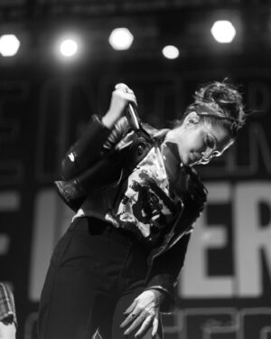 Aimee Interrupter Instagram - Today we released a new single, “JAILBIRD”. This song is about feeling like a prisoner in my own mind. I’ve struggled with a lifetime of anxiety, insomnia, depression, Complex PTSD, trichotillomania, and panic attacks. I’ve tried everything under the sun to treat my mental health. Some days are better than others. This song is about how cycles can repeat. Thankfully, screaming these lyrics at the top of my lungs, and telling my story brings some relief from the very hell I am singing about. Music heals. I really hope you all connect with it in some way. Thank you so much for listening. ❤️