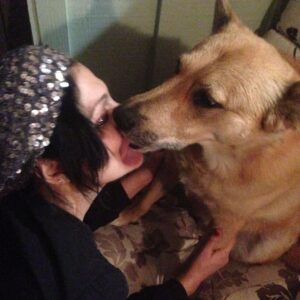Aimee Interrupter Instagram - Just had the most heartbreakingly difficult week of my entire life. I had to say goodbye to the best friend and greatest love I have ever known, my sweet Daisy. Everyone who knows me knows how inseparable we were and how much we have gone through together. She came into my life when she was 3 months old and she was my baby girl for 13 years.  She saved my life countless times and in countless ways. She was my entire world. I will miss her everyday and cherish every beautiful memory with her for the rest of my life. She blessed my life in immeasurable ways and taught me so much about love. I’m so grateful I got to love her and be loved by her. What an honor it was to be her Mama. I’ll love you forever Daisy. Sleep with the angels my sweet girl. ❤️🐾