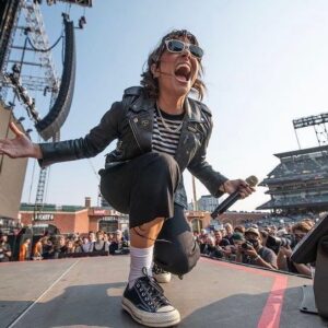 Aimee Interrupter Instagram - Out here having fun in the warm California sun ☀️😎❤️ @hellamegatour (📸: @stevecarlsonsf)
