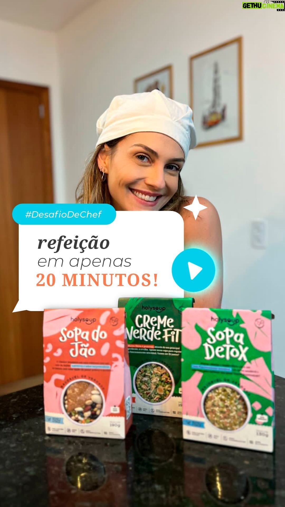 Aimée Madureira - 428 Likes - A nutri @aimeemadureira teve 20 minutos para fazer uma prova do #masterchef versão @holysoupbr com tempero @holyspicebr ! Será que ela conseguiu ? 🤞🍀😅
3, 2, 1… VALENDO!!! 👩🍳🥣😍