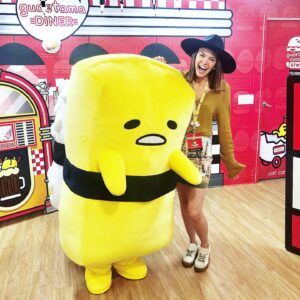 Aimee Teegarden Instagram - When I got to hangout with @gudetama before the restraining order took effect😅 😜#fbf