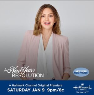 Aimee Teegarden Instagram - Happening right now over on the @hallmarkchannel #anewyearsresolution ❤️❤️❤️
