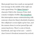 Aimee Carrero Instagram - I loved getting to chat with @refinery29 about our new show #TheConsultant. Streaming on @primevideo starting tomorrow, 2/24. 🪣🧽🩸⁣ ⁣ @aliciaramgar is such a thoughtful, immaculately prepared writer. Hope to get to work with her again. ⁣Link to full article in stories! ⁣ Photography: @tina_turnbow