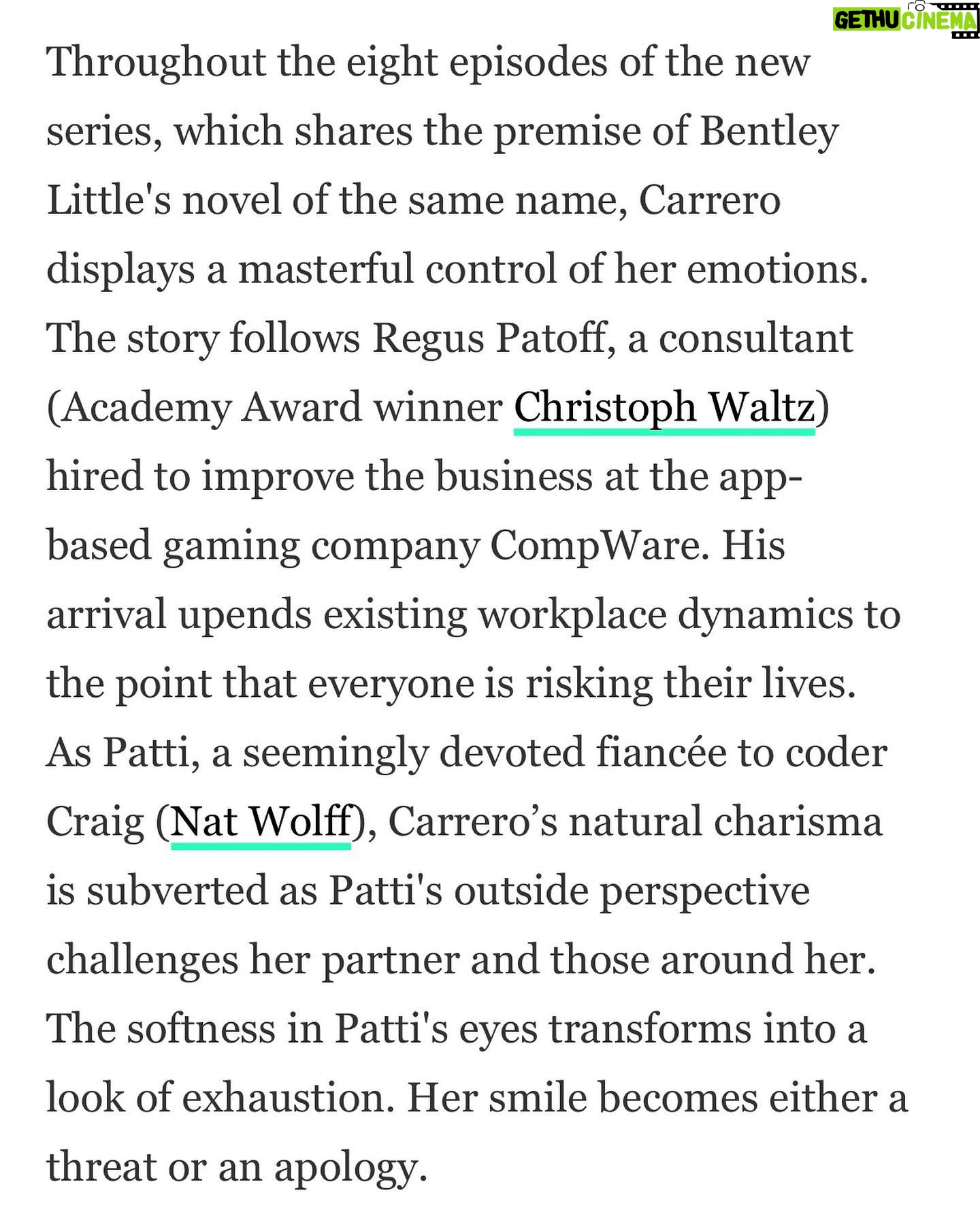 Aimee Carrero Instagram - I loved getting to chat with @refinery29 about our new show #TheConsultant. Streaming on @primevideo starting tomorrow, 2/24. 🪣🧽🩸 @aliciaramgar is such a thoughtful, immaculately prepared writer. Hope to get to work with her again. Link to full article in stories! Photography: @tina_turnbow