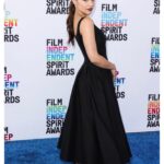 Aimee Carrero Instagram - Independent Spirit Awards 🕊️⁣ ⁣ Thanks to @sagindie and @darrien_straightnochaser for seating me at the only table to polish off 3 bottles of champs ⁣ Styling: @bradgoreski @daniela_viviana Dress: @dior Hair: @hairbyaviva Makeup: @simonesiegl ⁣ Portraits: @imdb @michaelrowephoto Carpet: @shutterstock Event: my beloved @vivienkillilea