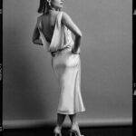 Aimee Carrero Instagram - LA is back, baby ✨ photography @rslack ⁣ Dress: little vintage Galliano Dior @timelessvixen Styling: @bradgoreski Makeup: @melissa.hernandez Hair: @davestanwell
