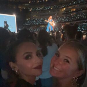 Aimee Carrero Instagram - 🎵my reputation’s never been worse so you must like me for me 🎵🐍⁣ ⁣ my gorgeous niece ella took us to the eras tour last night and it was the most magical, earnest good time i’ve had maybe ever. vibes were immaculate 🫶🏽✨⁣ ⁣ my pal @ethantobman creative directed a true masterpiece with this tour. so so proud
