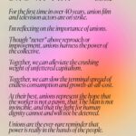 Aimee Carrero Instagram - Some thoughts on the power of collective bargaining. #unionstrong