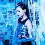 Aimee Carrero Instagram - 👽 for @my71mag ⁣ Space Issue 🛸⁣ ⁣ Photography: @farrahaviva Styling: @styledbypaigej Makeup: @marywilesmakeup Hair: @dallin.james Hair Color: @mothermaehair ⁣ Link to full article on story 🪐🚀🛰️🔭