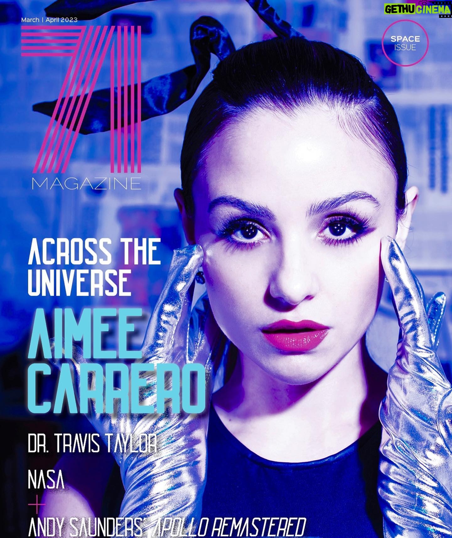Aimee Carrero Instagram - π½ for @my71mag β£ Space Issue πΈβ£ β£ Photography: @farrahaviva Styling: @styledbypaigej Makeup: @marywilesmakeup Hair: @dallin.james Hair Color: @mothermaehair β£ Link to full article on story πͺππ°οΈπ