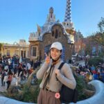 Aimee Chan Instagram – Photo bombed by our kids …. all…the… time. 🤗🤭

#familylife #chanchanfamily #never a dull moment 
#barcelona #parcguell #spain