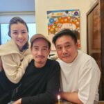 Aimee Chan Instagram – Aiden’s “artistic” 📸 angle 😆😆. 

Thank you 哥同嫂嫂 @mak_cheung_ching  for the special homey celebration 🍾！ 

Fun fact: His wifey is an amazing chef and I always get loads of good tips from her each time we meet! 🥰🥰

@moses_chan_