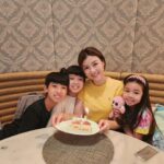 Aimee Chan Instagram - Every day seems like a birthday celebration with these sweet peas! 💖 #flashback #birthday #lunch @mo_hkg