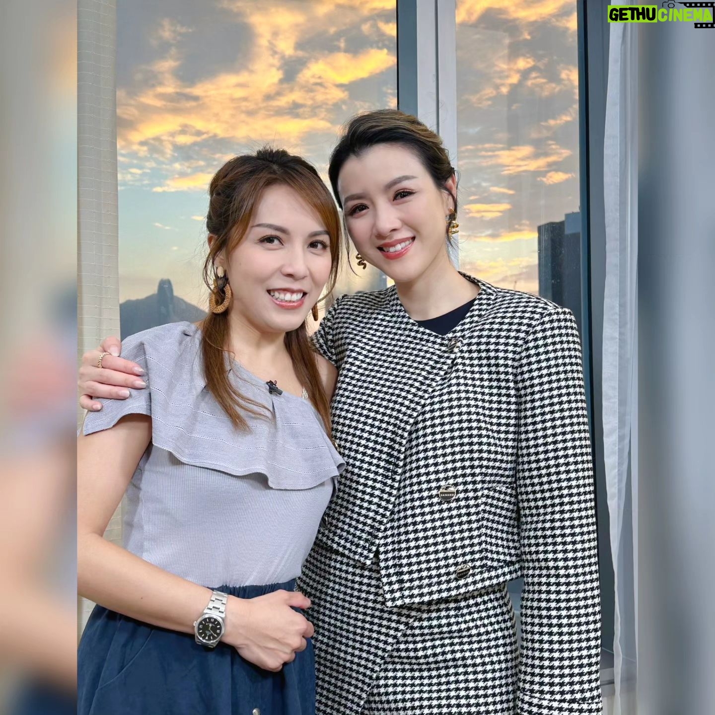 Aimee Chan Instagram - "Tears speak the language when words can't." 💕 She said almost everyone that gets interviewed on this show usually gets emotional and will cry. I didn't believe her until... she made me cry 🤣 hence all the photos are teary eyed. 😢Thank you @adwinner_ying for the chat on #星光路上! #ootd #ootdhk #gettingemotional #mondays @sandroparis @wwchezw @rem_kelvintsuiii @zoefan @kaka04150415
