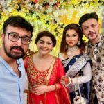 Aindrila Sharm Instagram - 🫶🏻 @hritojeet_tatha @sabyasachi_3110