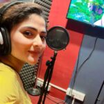 Aindrila Sharm Instagram - Done dubbing for my next #BHAGAR . @klikk.tv Coming soon . Stay tuned ♥️