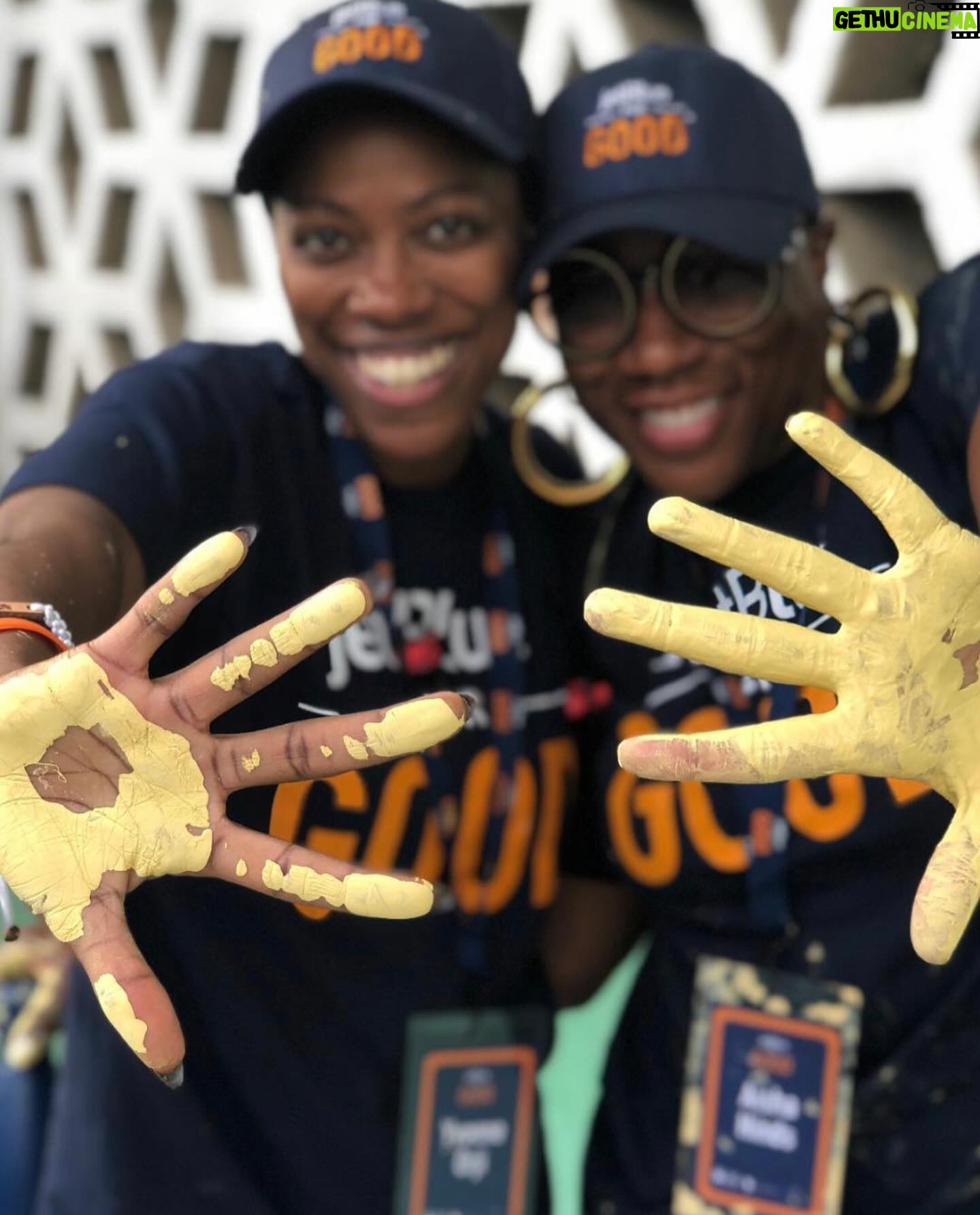 Aisha Hinds Instagram - •| F O R T Y • F I E D |• verb. protected & strengthened inside and out It is a blessing to bear witness to her walking into this beautiful new season of life. It is a such a joyful experience to be in fellowship and friendship with @yvonneorji. We have traveled the trenches of deep guttural glee, monumental milestones, harrowing heartbreak, profound pauses for prayer, and more than a few funny FaceTimes that bring it all together. She encourages, enlightens, empowers, and endows from the wellspring of her wisdom; A collection of knowledge gathered by paying the costs through four decades of life lessons and loss. May this year usher her sweetly into deeper joy and insurmountable peace. May she be fortified in all that she has learned, and be delighted by all that God waited to reveal until such a time as this…. Happy Birthday @yvonneorji