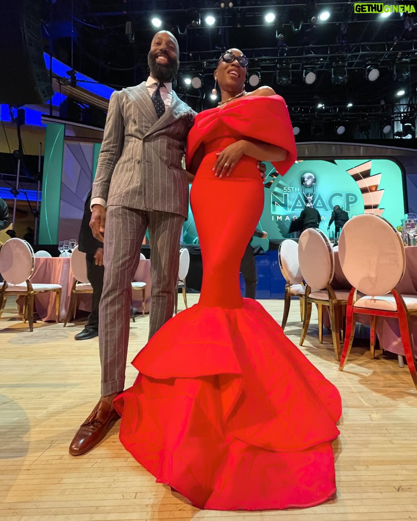Aisha Hinds Instagram - •| I M A G E S |• @naacpimageawards Grateful for the opportunity to celebrate and support my friends and colleagues as they received recognition and awards from the @naacp for their contributions in curating and crafting characters and content that represent and reflect the culture. Thanks for the invite @naacpimageawards and congratulations to all! Makeup: @rebekahaladdin Hair: @breezecutz1 Dress: @asanchezfashion @maisonpriveepr_la Styling: @alaynabellprice & @brittnychapman