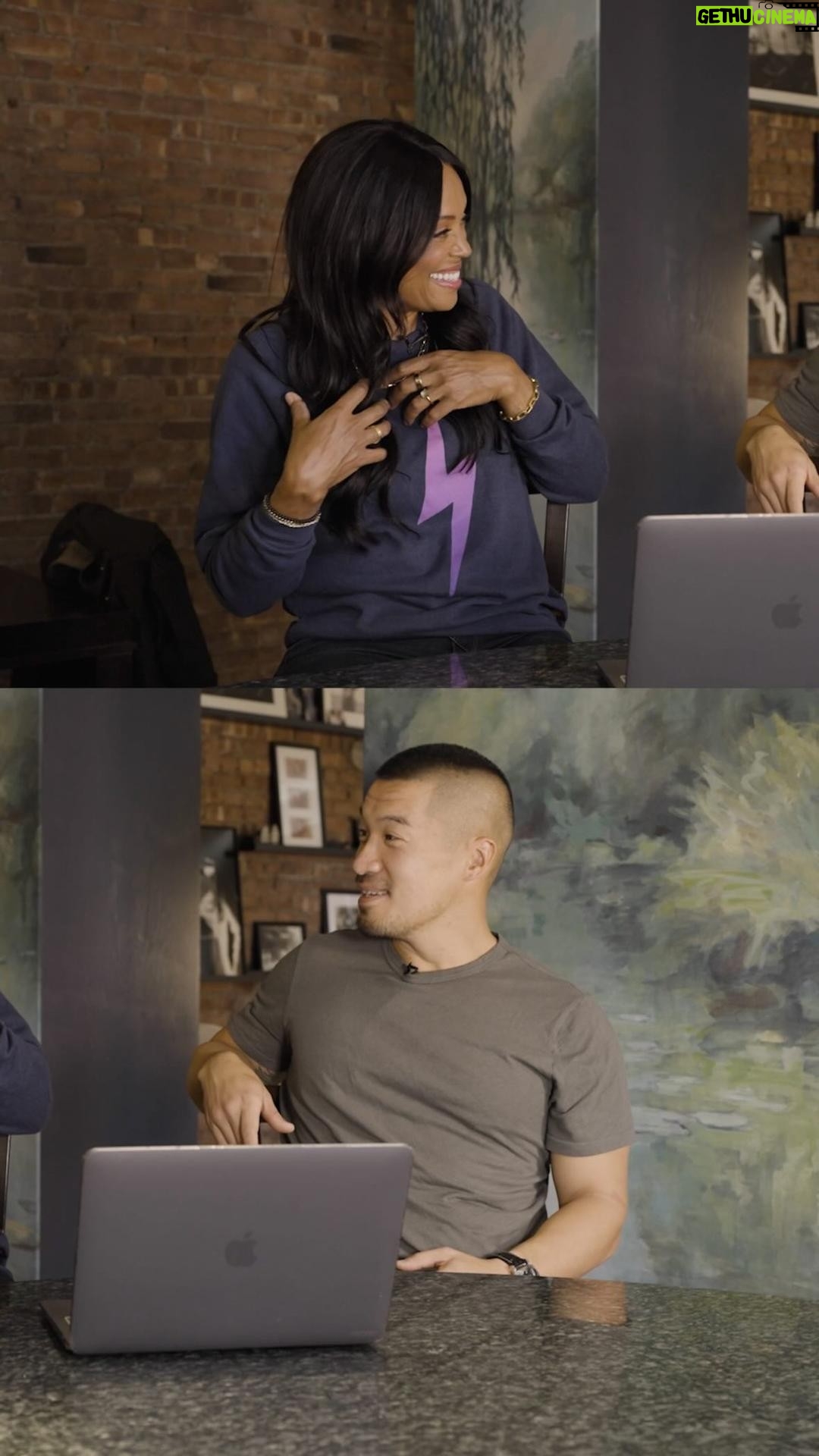 Aisha Tyler Instagram - sometimes, saying YES is what you need to move forward! 🏃🏾♀️🔥 we had to share a special reflection from Aisha inspired by our co-founder video, and we’re excited to give you this piece of our story! 🫶🏾 pre-order THE NEW MARGARITA™️ @ LOSOPHĒ.COM 🍹🌿 - - - - - #celebrity #aishatyler #losophe #cocktails #readytodrink #hollywood #comedy #comedian #director #alcohol #business #margarita #clearmargarita #clarifiedcocktail #bartender #actor #criminalminds #thetalk #archer #whoselineisitanyways #friends #friendstvshow #ghostwhisperer #courageandstone