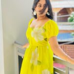 Aishwarya Ramsai Instagram - 💚💚💚 : 👗> @dayyanz_designer_boutique_ : #actress #aishwaryaramsai #bekind #staysafe