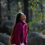 Aishwarya Ramsai Instagram - Find a place where there's joy, and the joy will burn out the pain.... 🪶 #aishwaryaramsai #findpeace #bekind #staysafe #travelling #nature