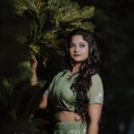 Aishwarya Ramsai Instagram - Love with nature 🌿 : 💄 @touched_by_anjusree_bhadran 👗 @smies_fashion 📸 @aji_ayilam : #actress #aishwaryaramsai #bekind #staysafe